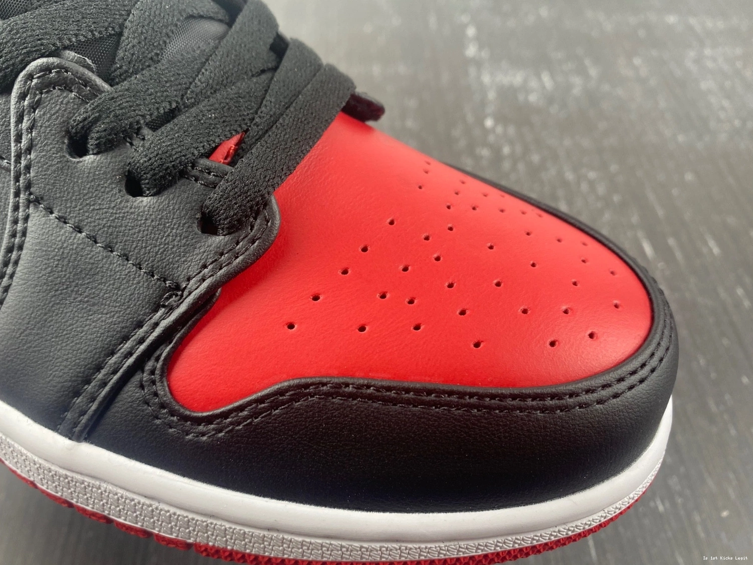 “Alternate Low Bred Air 553558-066 Toe” Jordan 1 0911